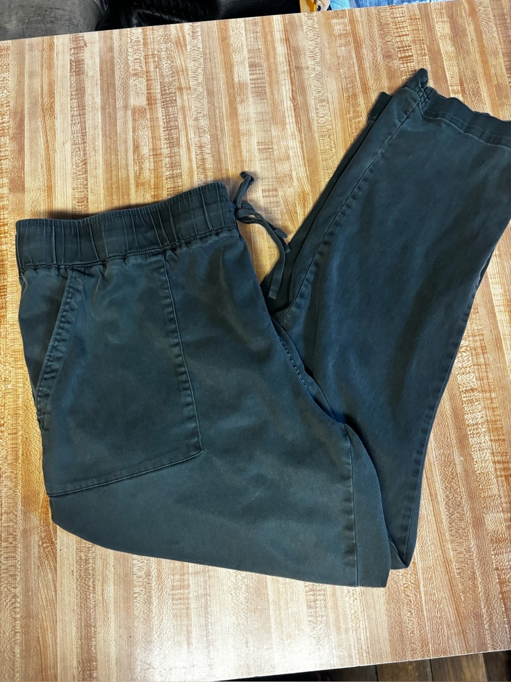Buffalo David Bitton dark green cargo pants with drawstring